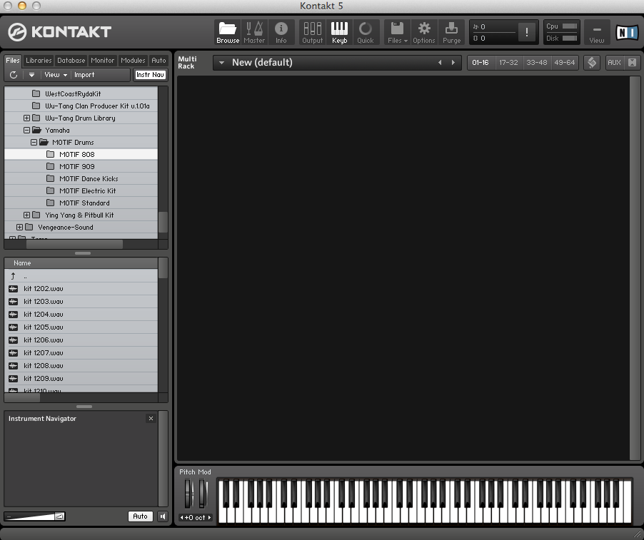 kontakt 5 player empty